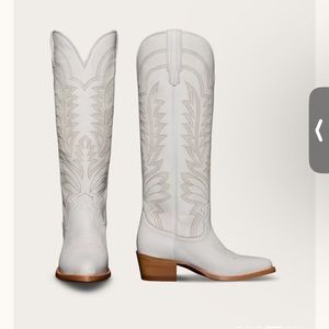 White Tecovas Abby Cowboy Boot